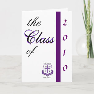 Convite class of 2010 graduation invitation