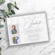 Class of year elegant 2 photos graduation party