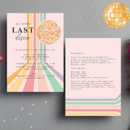 Convite Classe 0f 2024 Última Festa de formatura Retroativ