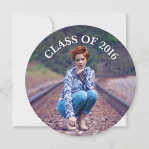 Convite Classe de 2016, Festa de formatura de fotos, redon