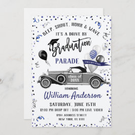 Convite Classe de 2024 DRIVE BY Festa de formatura