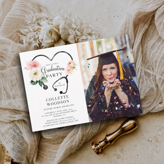 Convite Classe De 2025 Futura Festa De Graduação De Enferm (Criador carregado)