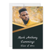 Classe De Elegância Do ouro De Graduação De Foto 2