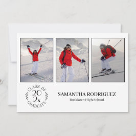 Convite Classe De Festa de formatura Branca De Foto Do For