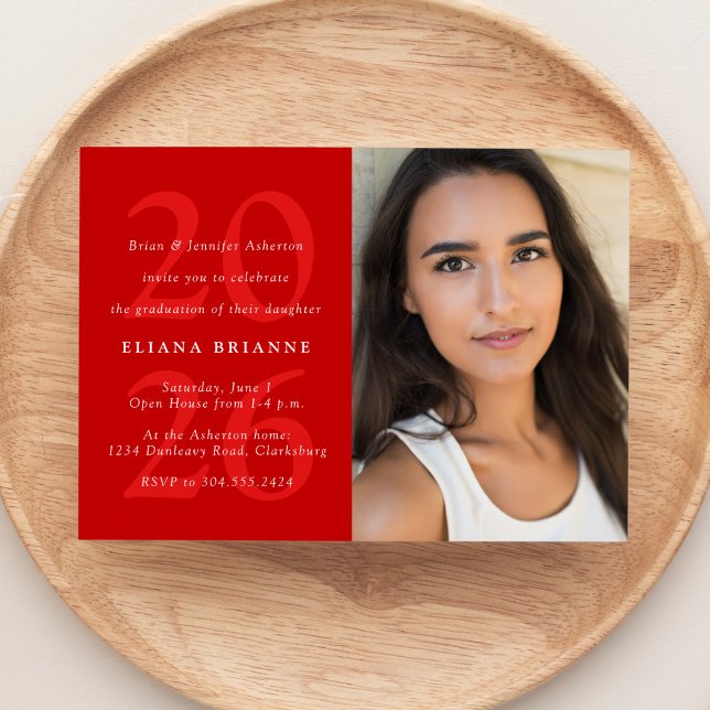 Convite Classe de festa de formatura de fotos clássicas ve (Criador carregado)