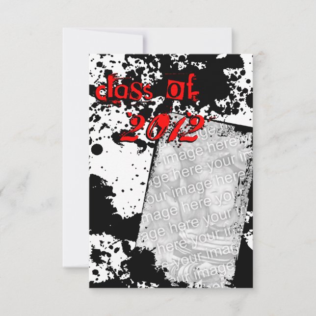 Convite classe de formando de gradação de 2012 (Frente)