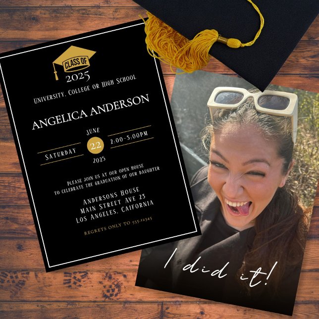 Convite Classe de Formando Foto 2025 "Eu fiz" (Criador carregado)