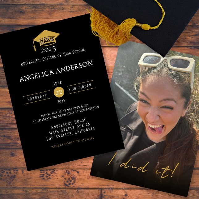 Convite Classe de Formando Foto 2025 "Eu fiz" (Criador carregado)