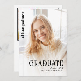 Convite Classe de foto minimalista do FORMANDO 2025