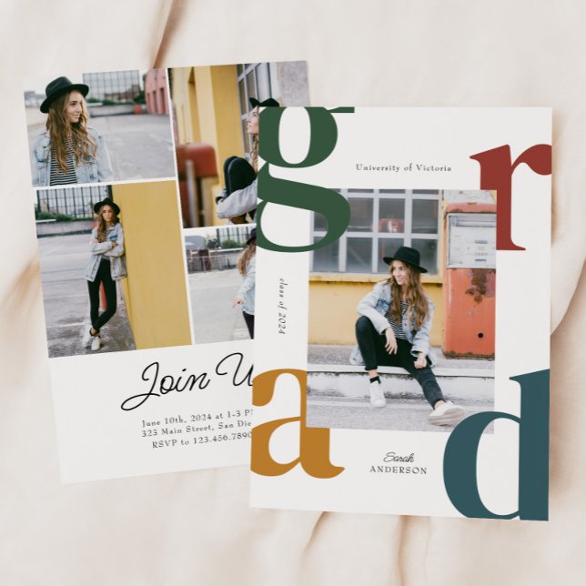 Convite Classe de Foto Retroativa Negada de Graduação 2024 (Criador carregado)