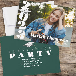 Convite Classe De Fotografia Verde De Graduação De 2023