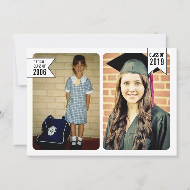 Convite Classe de Graduação de 2019 Começando a Terminar F (Frente)