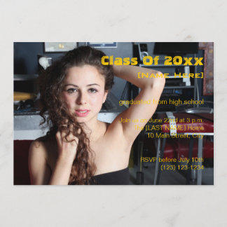 Convite Classe De Graduação De 20xx