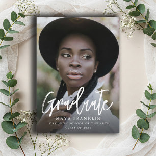 Convite Classe de Graduação de Foto Simples