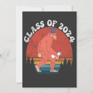 Convite Classe De Graduação Funny 2024 - Presente Retroati