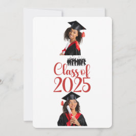 Convite Classe de graduação personalizada de 2025