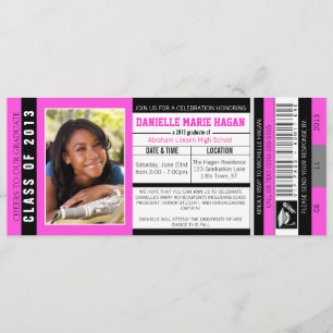 Convite Classe de ingresso VIP para a graduação de 2013