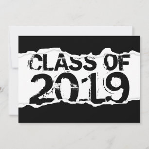 Convite Classe de lágrimas de página de 2019
