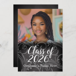 Convite Classe de Suavização do Quadro de Chalkboard de Gr