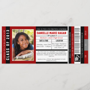 Convite Classe do bilhete 2013 da admissão do VIP da