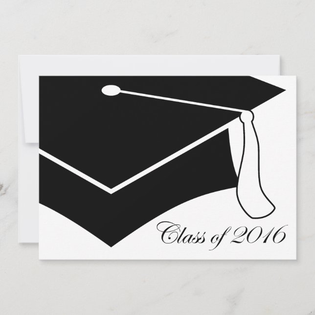 Convite classe do boné de formatura 2016 (Frente)