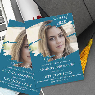 Convite Classe Elegante Da Festa de formatura De Fotografi
