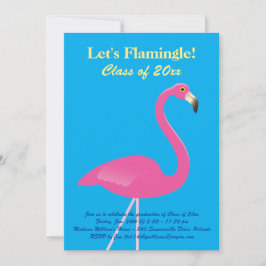 Convite Classe Flamingle do vamos de Graduação 2019 - Azul