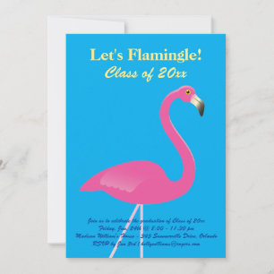 Convite Classe Flamingle do vamos de Graduação 2019 - Azul