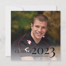 Convite Classe moderna de Festa de formatura fotográfica 2