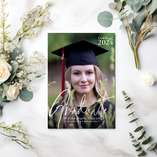 Convite Classe Personalizada de Graduação de Fotos