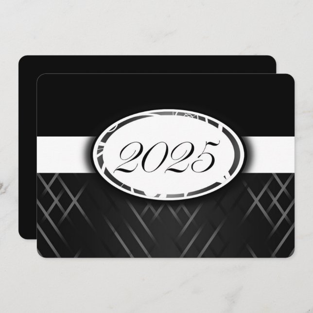 Convite Classe Preta e Branca do Partido 2025 (Frente/Verso)