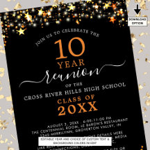 Classe Reunião Black Orange Stars Luzes A Qualquer