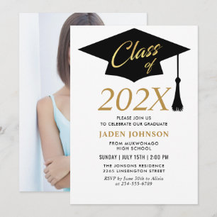 Convite Classe Simples Moderna de Festa de formatura 2022
