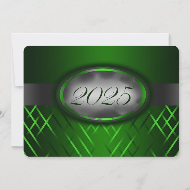 Convite Classe Verde e Prata de 2025 (Frente)