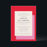 Convite Classe Vermelha Cor-de-Rosa Moderna<br><div class="desc">Convite à Festa de formatura Vermelha Cor-de-Rosa-Cor-de-Cor-de-Cor-de-Cor-de-Cor-de-Cor-de-Cor-de-Cor-Rosa-Geométrica Moderna com Na moda Escolar e Graduação Ano</div>