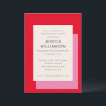 Convite Classe Vermelha Cor-de-Rosa Moderna<br><div class="desc">Convite à Festa de formatura Vermelha Cor-de-Rosa-Cor-de-Cor-de-Cor-de-Cor-de-Cor-de-Cor-de-Cor-de-Cor-Rosa-Geométrica Moderna com Na moda Escolar e Graduação Ano</div>