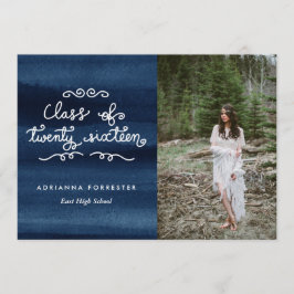 Convite Classe Watercolor De Foto Do Formando Script 2016