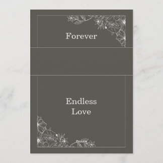 Convite Classic Elegant Wedding Invitation | Modern