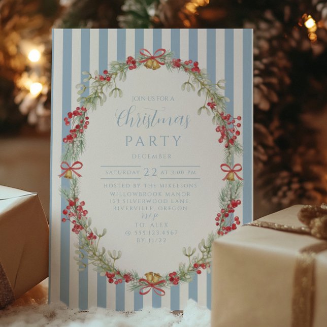 Convite Classic Pinecone Family Christmas (Criador carregado)