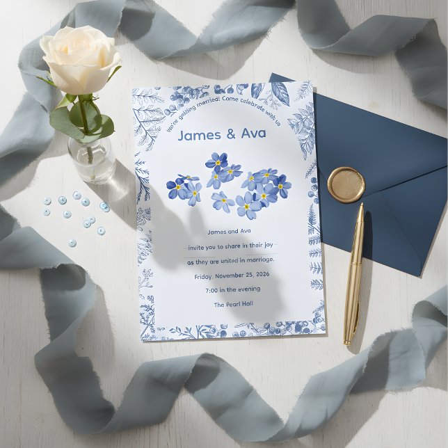 Convite Classic wedding invitations (Criador carregado)