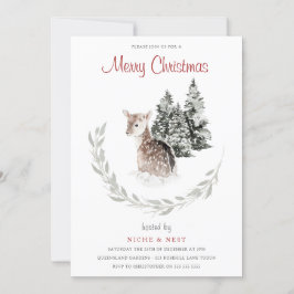 Convite Clássica Festa Tradicional de Natal