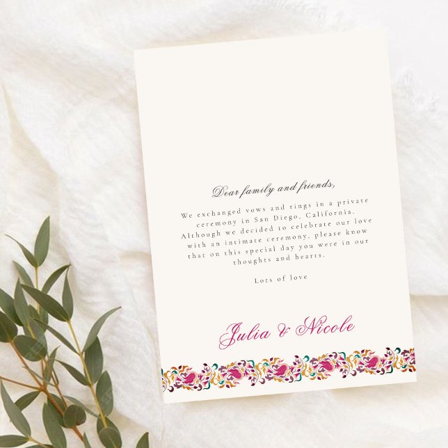 Convite Classical Pearl Swan Floral Wedding Announcement (Criador carregado)