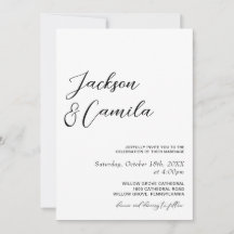 Clássico Casamento de Inverno Foto Preto e Branco