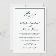 Clássico Casamento Floresta Verde Elegante