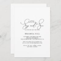 Clássico Chic Minimalist Sip and See