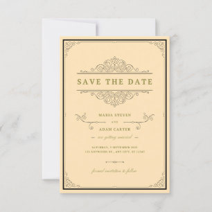 Convite Clássico de Casamento Tradicional Eterno