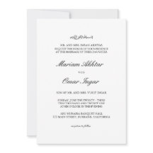 Convite Clássico Elegante Muçulmano Islâmico para 