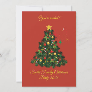 Convite Clássico Feliz Natal
