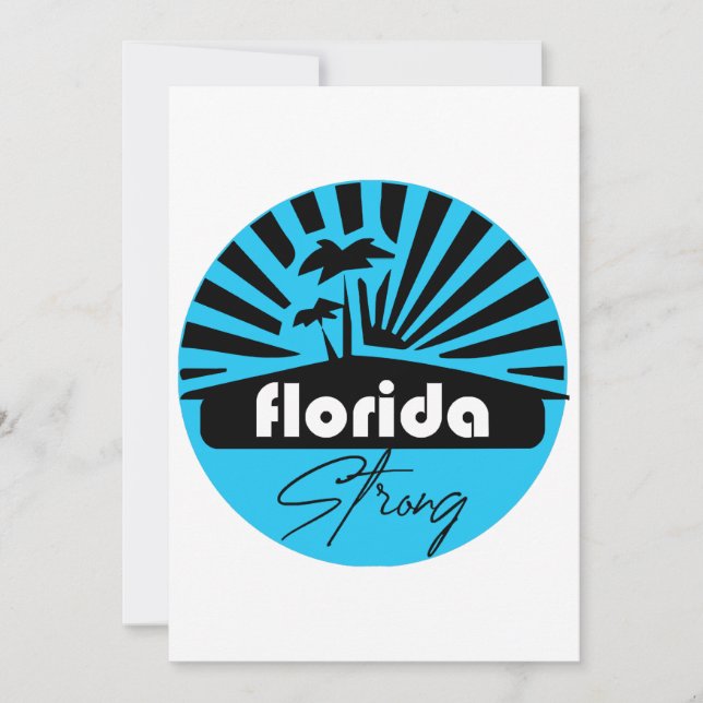 Convite Clássico Florida Strong (Frente)
