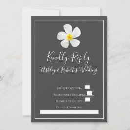 Convite Clássico Formal Moderno, Branco sobre Cinzas Escur